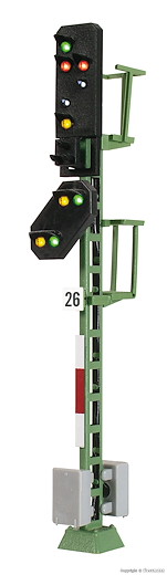 H0 Licht-Ausfahrsignal mit Vorsignal und Multiplex -Technologie