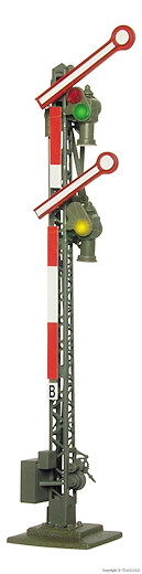 TT Form-Hauptsignal mit 2 gekoppelten Flügeln