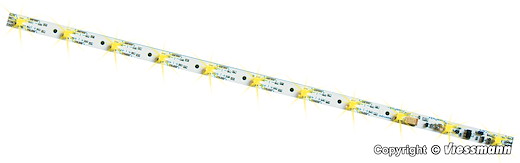 H0 Waggon-Innenbeleuchtung, 11 LEDs gelb