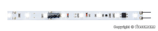 H0, TT, N Waggon-Innenbeleuchtung, 8 LEDs weiss