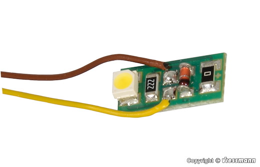 Hausbeleuchtung mit 1 LED warmweiß, 10 Stück