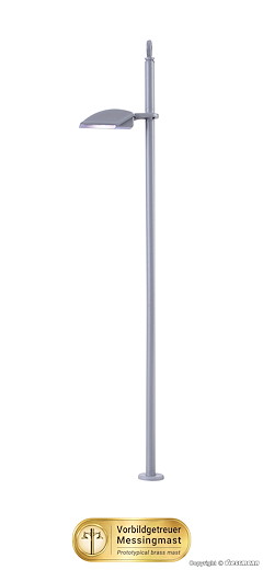 H0 Stadtleuchte modern, LED weiß