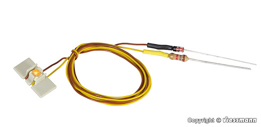 LED für Etageninnenbeleuchtung gelb, 10 Stück