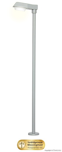 H0 Strassenleuchte modern, LED weiss