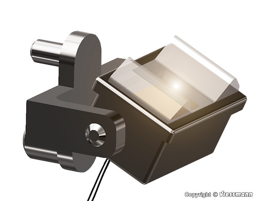 H0 Deckenstrahler, LED weiss