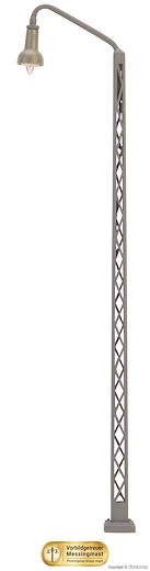 H0 Gittermastleuchte, LED warmweiss
