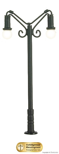 N Nostalgische Leuchte, 2 LEDs warmweiss