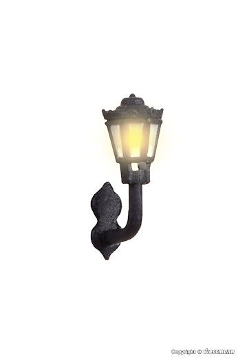N Nostalgische Wandlaterne, LED warmweiss