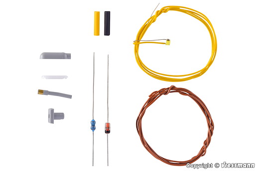 N Bausatz Industrieleuchte, LED weiss