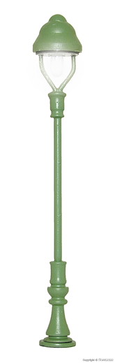 TT Einheits-Gaslaterne grün, LED warmweiss