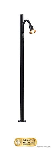 TT Holzmastleuchte, LED warmweiss