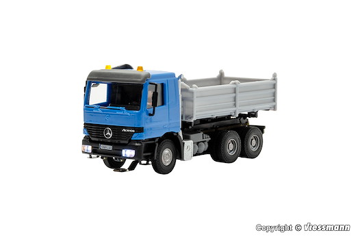 H0 MB ACTROS 3-achs Muldenkipper mit Rundumleuchten, Funktionsmodell