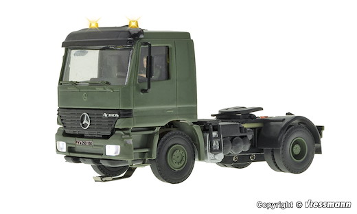 H0 MB ACTROS 2-achs Sattelschlepper mit Rundumleuchten, Militär, Funktionsmodell