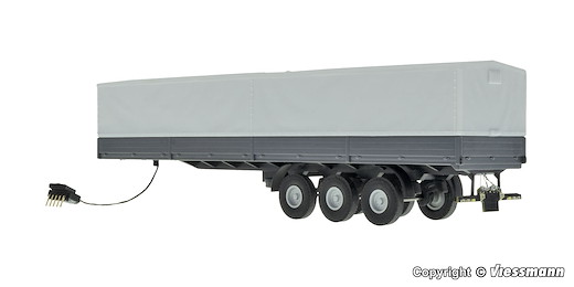 H0 3-achs Planensattelauflieger, Funktionsmodell