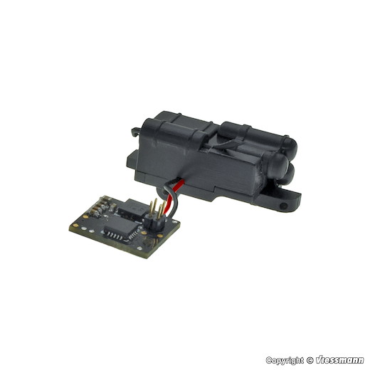 H0 Nachrüst-Set Sound für MB Rundhauber, schwarz