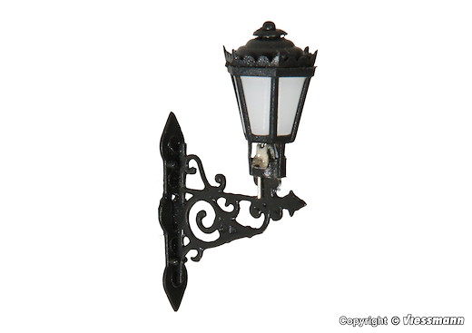 0 Wandlaterne, LED warmweiss