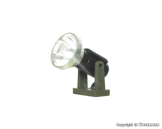 0 Flutlichtstrahler nieder, LED weiss