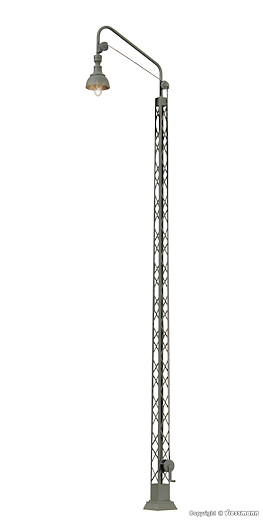 0 Gittermastleuchte, LED warmweiss