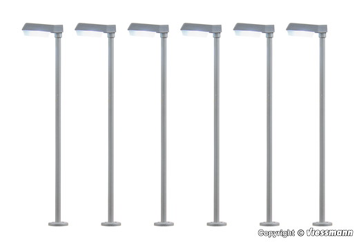 N Strassenl. m. LED weiss 5+1
