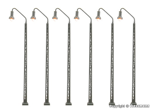 N Bahnbetriebswerkleuchte, LED warmweiss, 5+1