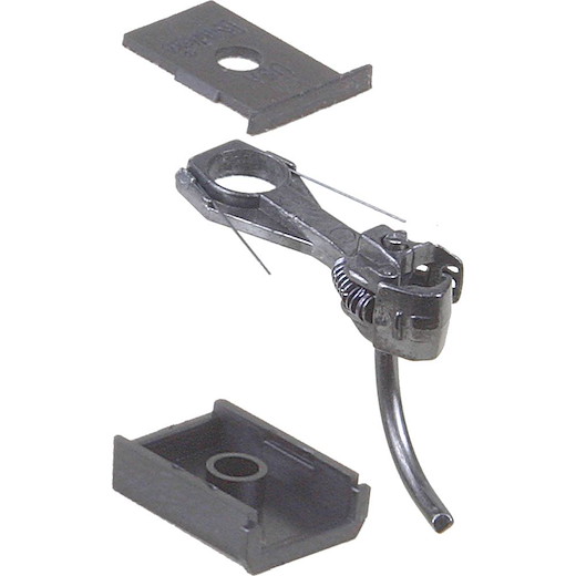 #158 HO Scale Whisker Scale Metal Couplers with Gearboxes - Medium (9/32") Centerset Shank