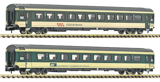 2-tlg. Set 2: Reisezugwagen „Voralpen-Express“, SOB/BT
