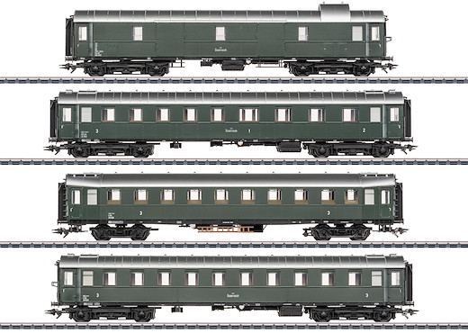 Reisezugwagen-Set zur Dampflok 12.11, ÖBB