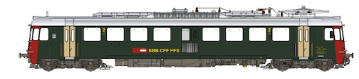 SBB RBe 4/4 1431 grün neue Berot Front  DC  Ep IV