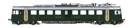 SBB RBe 4/4 1427  grün silb. altes Logo DC  Ep III