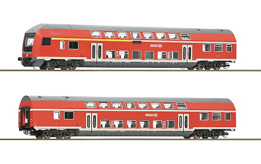 2-tlg. Set 1: Doppelstockwagen, DB AG