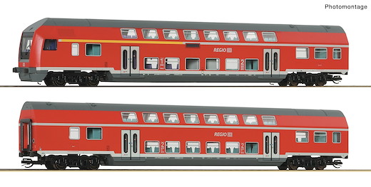 2-tlg. Set 1: Doppelstockwagen, DB AG