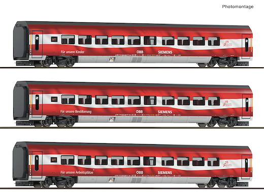 3-tlg. Set 2: Railjet „175 Jahre Eisenbahnen in Österreich“, ÖBB