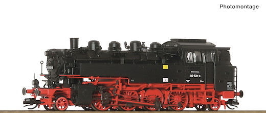 Dampflokomotive 86 1591-6, DR