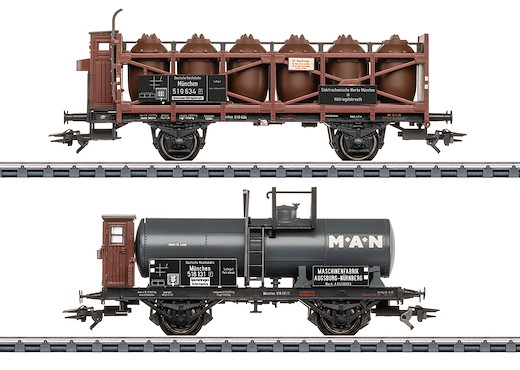 Güterwagen-Set zur Dampflok BR 56.34-35, DR