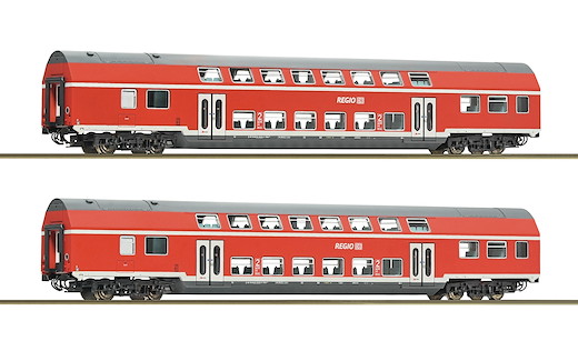 2-tlg. Set 2: Doppelstockwagen, DB AG