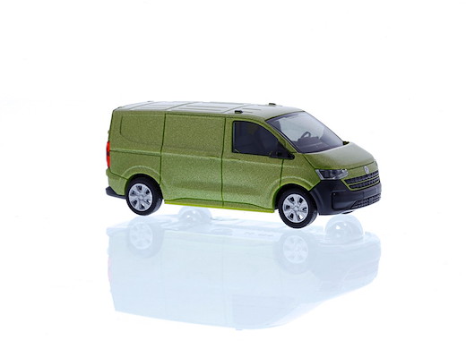 VW e-Transporter T7 Kasten KR FD warm green metallic