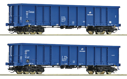 2-tlg. Set: Offene Güterwagen, PKP Cargo