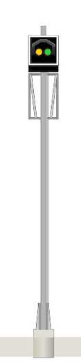 SBB - Vorsignal 2 Lichter (Gelb/Grün)